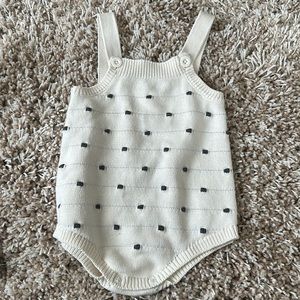 Baby girl sweater romper